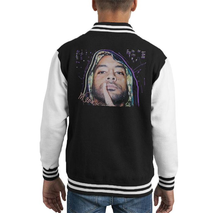 Sidney Maurer Original Portrait Of Rapper Booba Kid's Varsity Jacket