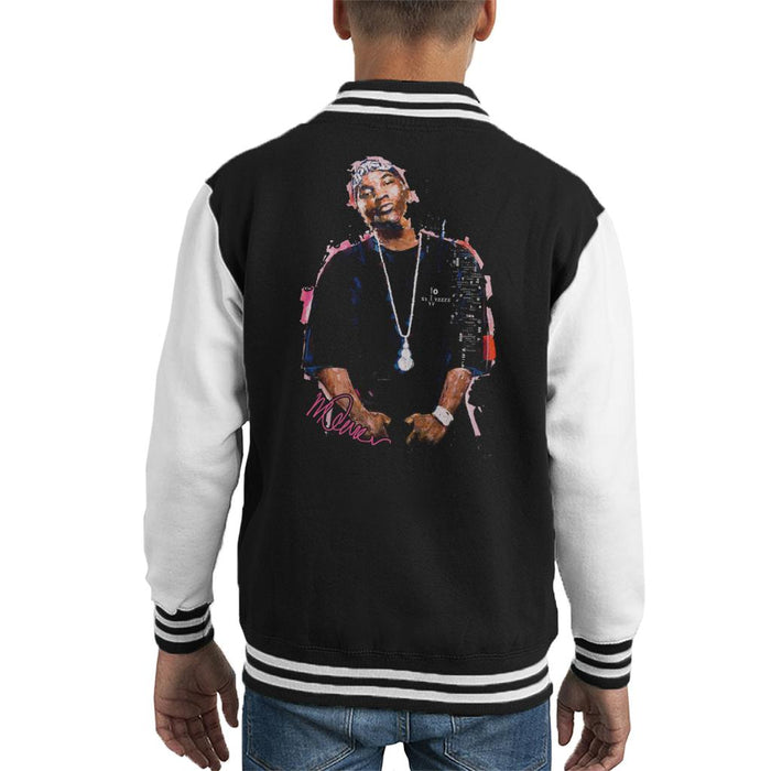 Sidney Maurer Original Portrait Of Young Jeezy Kid's Varsity Jacket