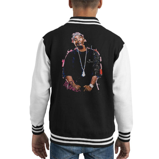 Sidney Maurer Original Portrait Of Young Jeezy Kid's Varsity Jacket