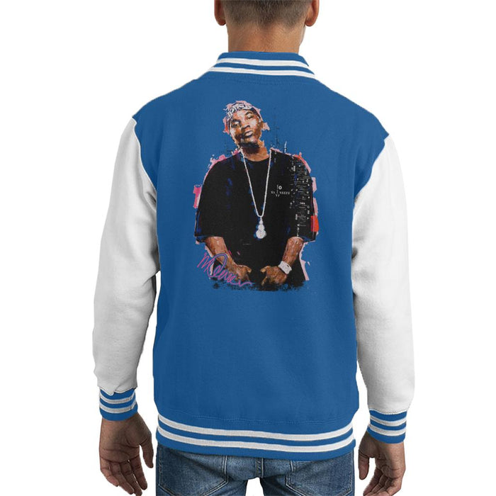 Sidney Maurer Original Portrait Of Young Jeezy Kid's Varsity Jacket