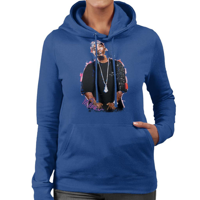 Sidney Maurer Original Portrait Of Young Jeezy Women's Hooded Sweatshirt