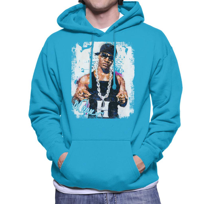 Sidney Maurer Original Portrait Of Young Jeezy Hustle Chain Men's Hooded Sweatshirt
