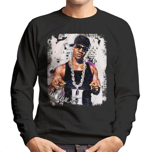 Sidney Maurer Original Portrait Of Young Jeezy Hustle Chain Men's Sweatshirt