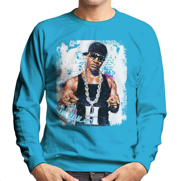 Sidney Maurer Original Portrait Of Young Jeezy Hustle Chain Men's Sweatshirt