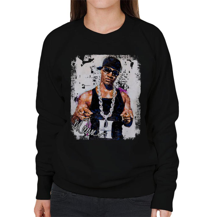 Sidney Maurer Original Portrait Of Young Jeezy Hustle Chain Women's Sweatshirt