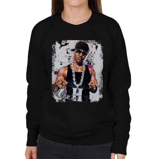 Sidney Maurer Original Portrait Of Young Jeezy Hustle Chain Women's Sweatshirt