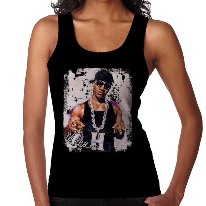 Sidney Maurer Original Portrait Of Young Jeezy Hustle Chain Women's Vest