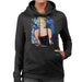 Sidney Maurer Original Portrait Of Marilyn Monroe Black Dress Women's Hooded Sweatshirt