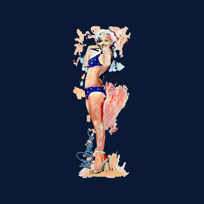 Sidney Maurer Original Portrait Of Marilyn Monroe Bikini Heels Kid's T-Shirt