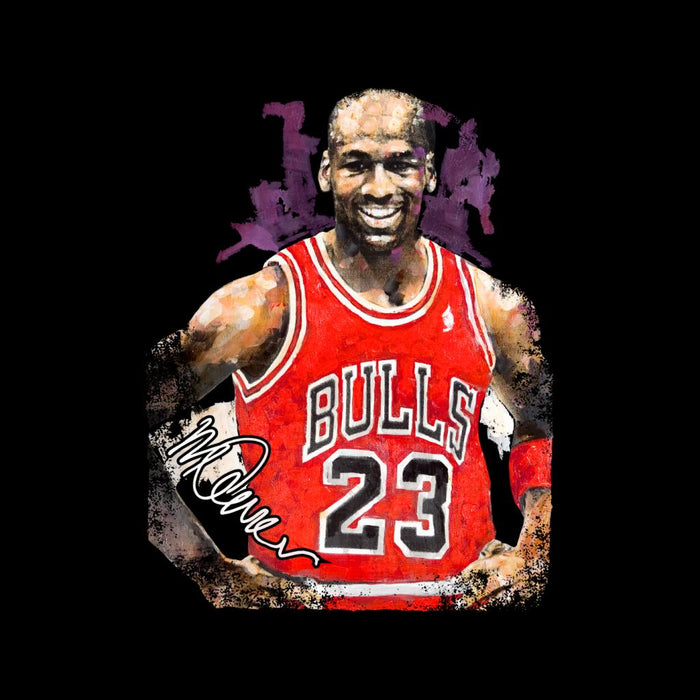 Sidney Maurer Original Portrait Of Michael Jordan Chicago Bulls Vest Women's Vest