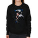 Sidney Maurer Original Portrait Of Michael Jackson Tipped Hat Women's Sweatshirt