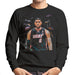 Sidney Maurer Original Portrait Of LeBron James Miami Heat Jersey Men's Sweatshirt
