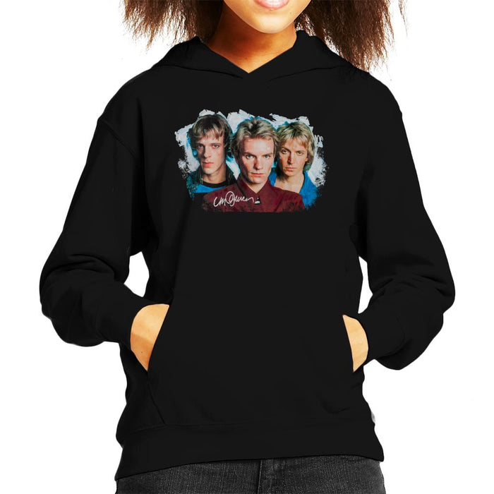 Sidney Maurer Original Portrait Of The Police Kid's Hooded Sweatshirt