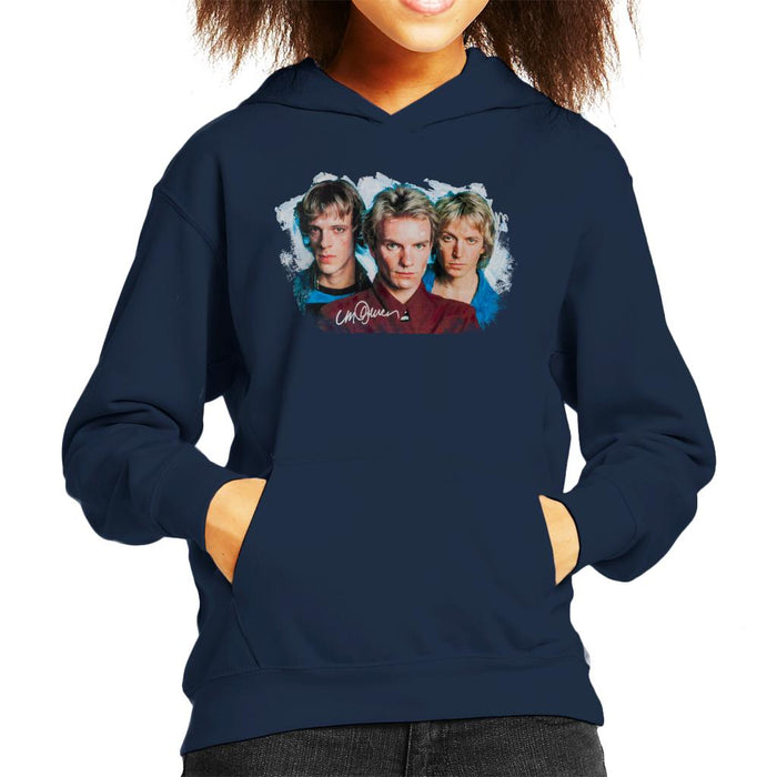 Sidney Maurer Original Portrait Of The Police Kid's Hooded Sweatshirt