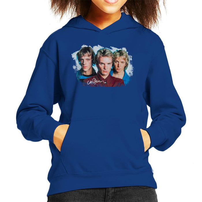 Sidney Maurer Original Portrait Of The Police Kid's Hooded Sweatshirt