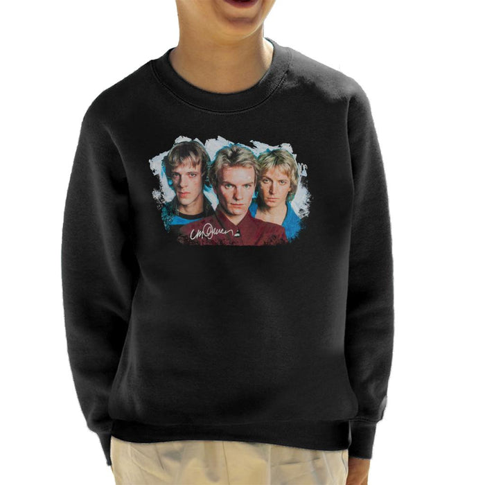 Sidney Maurer Original Portrait Of The Police Kid's Sweatshirt