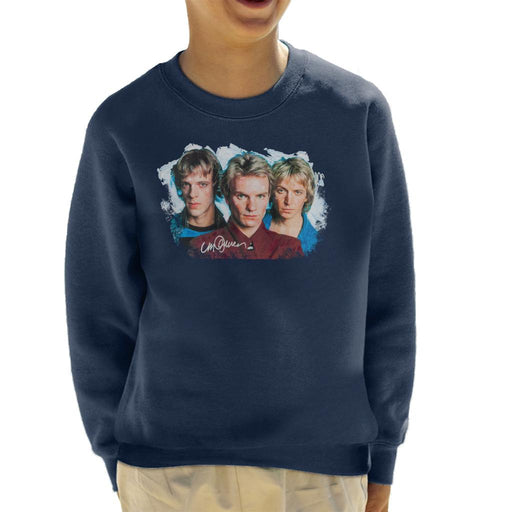 Sidney Maurer Original Portrait Of The Police Kid's Sweatshirt
