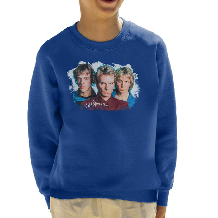 Sidney Maurer Original Portrait Of The Police Kid's Sweatshirt