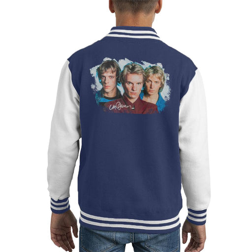 Sidney Maurer Original Portrait Of The Police Kid's Varsity Jacket