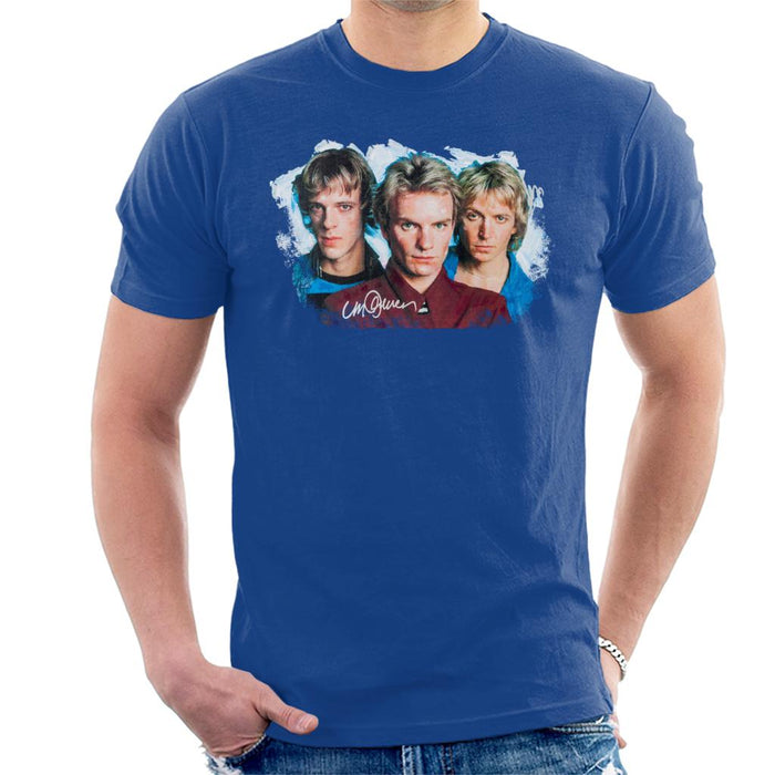 Sidney Maurer Original Portrait Of The Police Men's T-Shirt