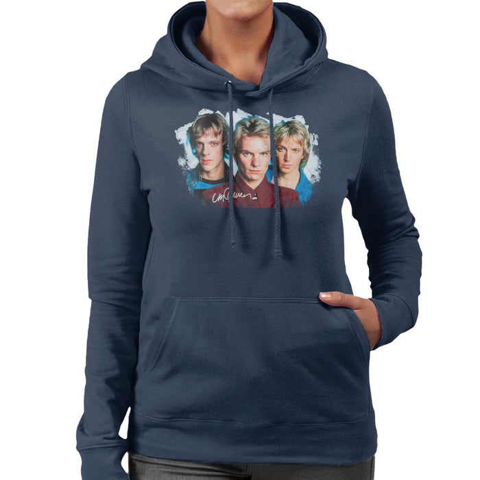 Sidney Maurer Original Portrait Of The Police Women's Hooded Sweatshirt