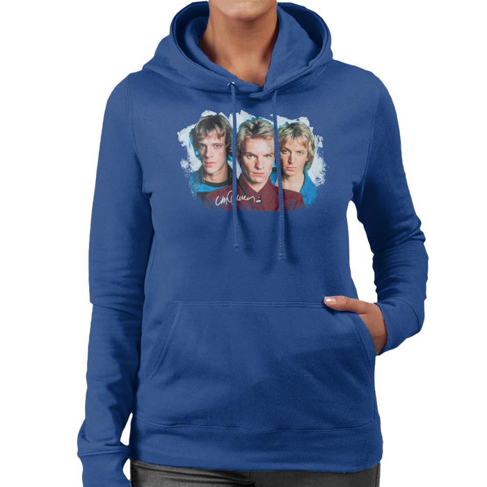 Sidney Maurer Original Portrait Of The Police Women's Hooded Sweatshirt