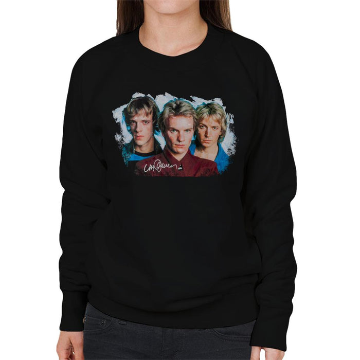 Sidney Maurer Original Portrait Of The Police Women's Sweatshirt