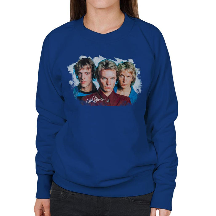 Sidney Maurer Original Portrait Of The Police Women's Sweatshirt