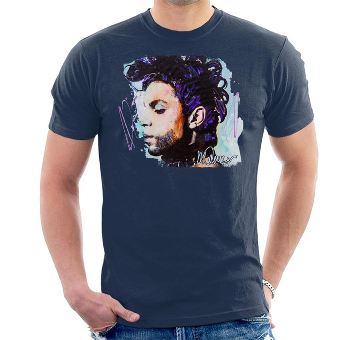 Sidney Maurer Original Portrait Of Prince Side Profile Men's T-Shirt