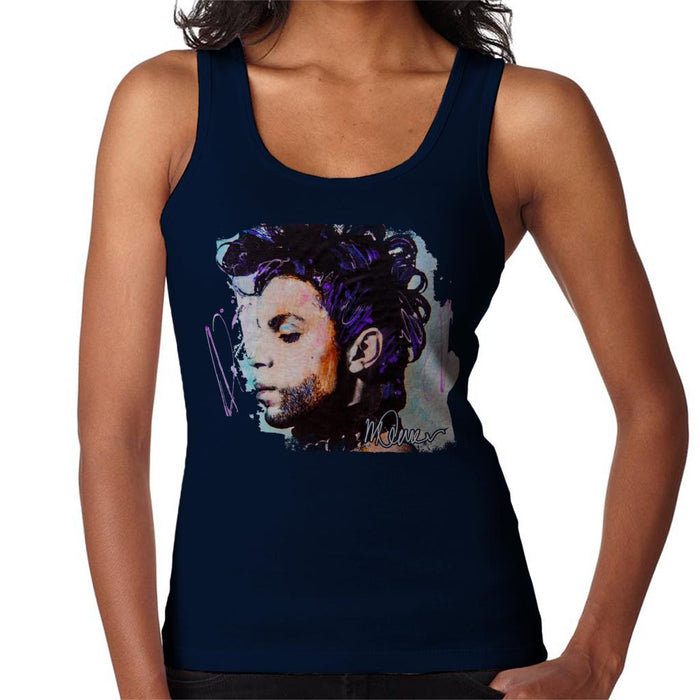Sidney Maurer Original Portrait Of Prince Side Profile Women's Vest