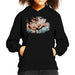 Sidney Maurer Original Portrait Of Rihanna Red Nails Kid's Hooded Sweatshirt