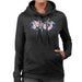 Sidney Maurer Original Portrait Of The Rolling Stones Headshots Women's Hooded Sweatshirt