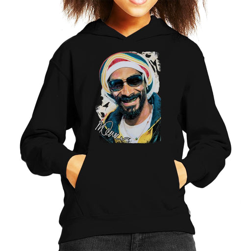Sidney Maurer Original Portrait Of Snoop Dogg Gold Grill Kid's Hooded Sweatshirt