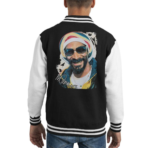 Sidney Maurer Original Portrait Of Snoop Dogg Gold Grill Kid's Varsity Jacket