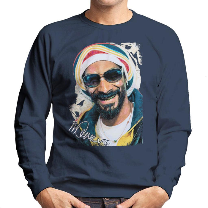 Sidney Maurer Original Portrait Of Snoop Dogg Gold Grill Men's Sweatshirt