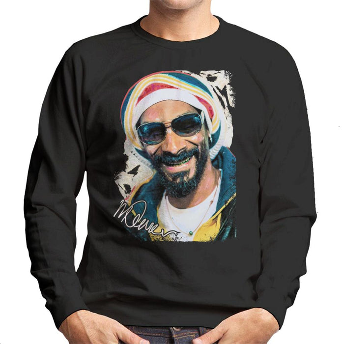 Sidney Maurer Original Portrait Of Snoop Dogg Gold Grill Men's Sweatshirt