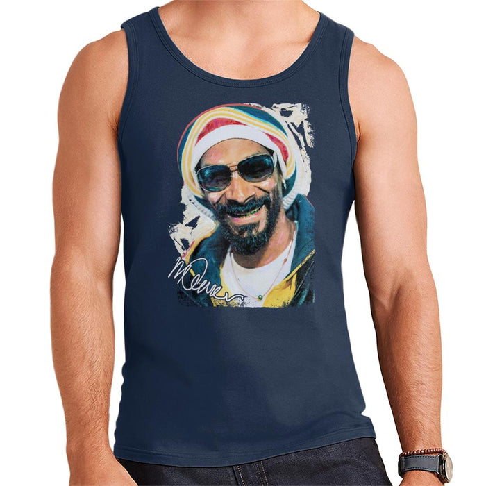 Sidney Maurer Original Portrait Of Snoop Dogg Gold Grill Men's Vest