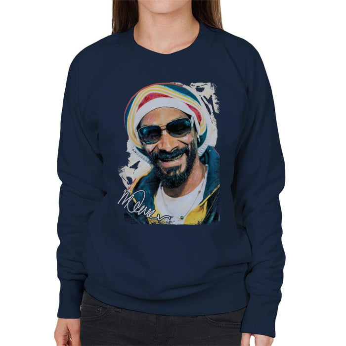 Sidney Maurer Original Portrait Of Snoop Dogg Gold Grill Women's Sweatshirt