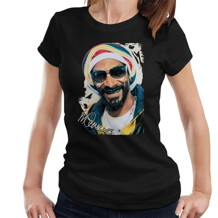 Sidney Maurer Original Portrait Of Snoop Dogg Gold Grill Women's T-Shirt