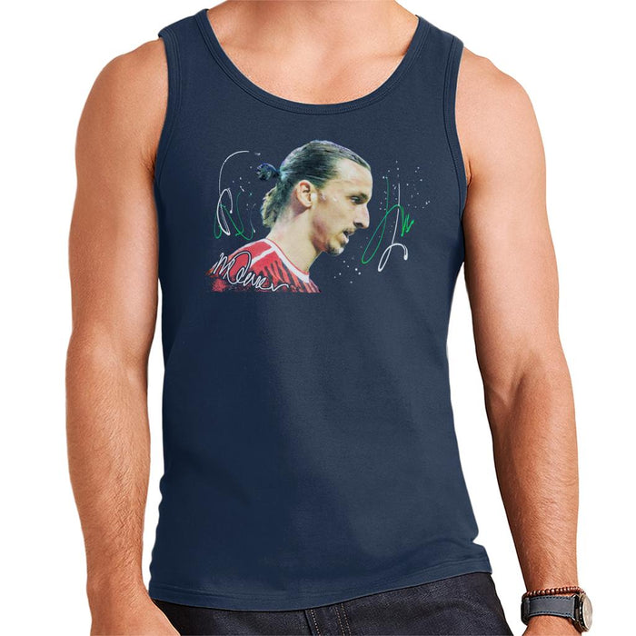 Sidney Maurer Original Portrait Of Zlatan Ibrahimovic Men's Vest