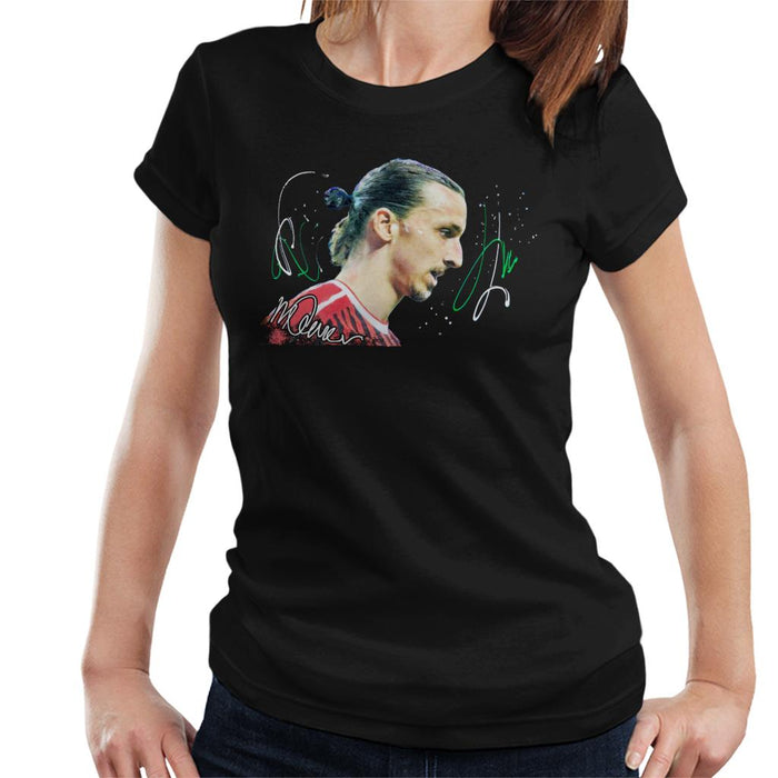 Sidney Maurer Original Portrait Of Zlatan Ibrahimovic Women's T-Shirt