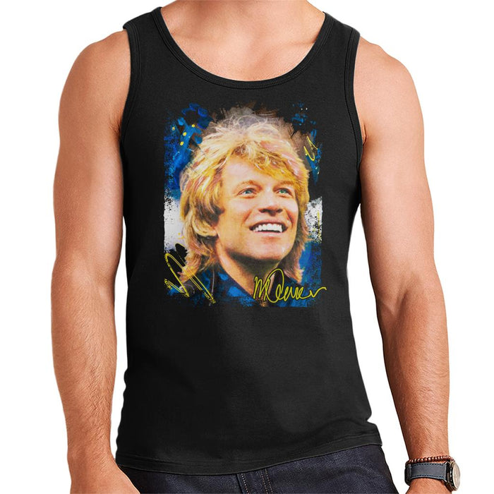 Sidney Maurer Original Portrait Of Jon Bon Jovi Smile Men's Vest