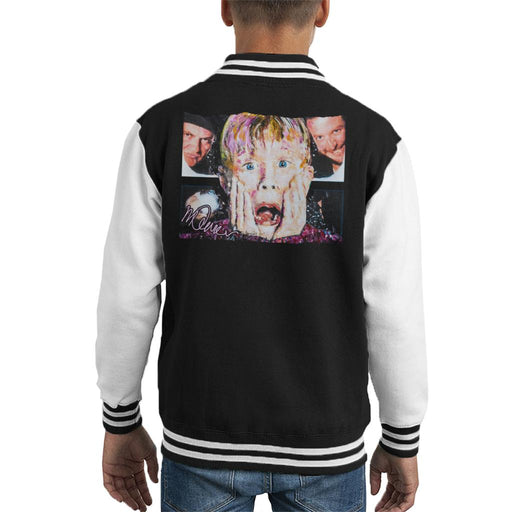 Sidney Maurer Original Portrait Of Macaulay Culkin Home Alone Kid's Varsity Jacket