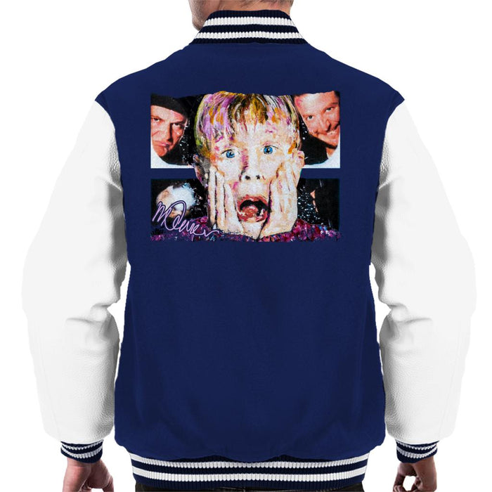 Sidney Maurer Original Portrait Of Macaulay Culkin Home Alone Men's Varsity Jacket