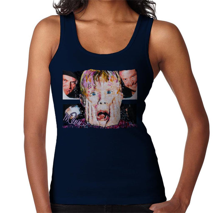 Sidney Maurer Original Portrait Of Macaulay Culkin Home Alone Women's Vest
