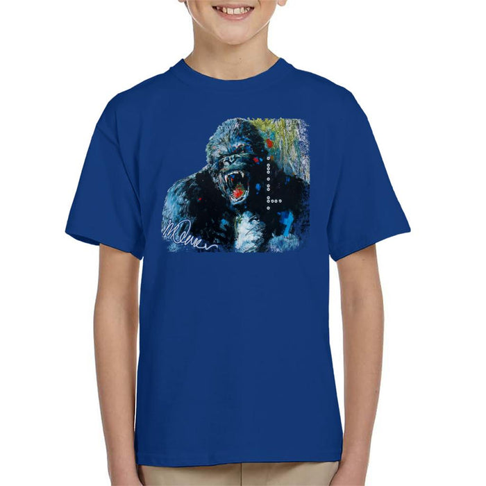 Sidney Maurer Original Portrait Of King Kong Kid's T-Shirt