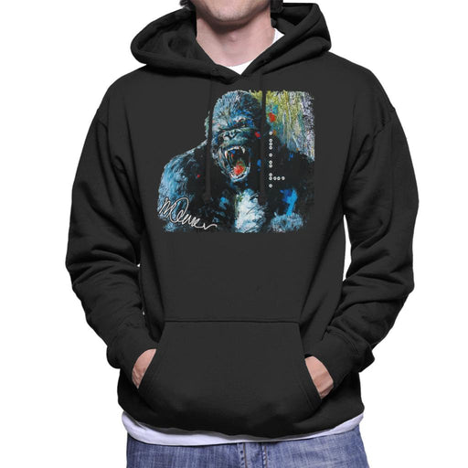 Sidney Maurer Original Portrait Of King Kong Men's Hooded Sweatshirt