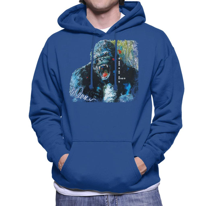 Sidney Maurer Original Portrait Of King Kong Men's Hooded Sweatshirt