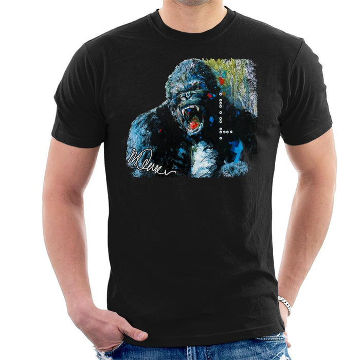 Sidney Maurer Original Portrait Of King Kong Men's T-Shirt