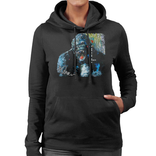 Sidney Maurer Original Portrait Of King Kong Women's Hooded Sweatshirt